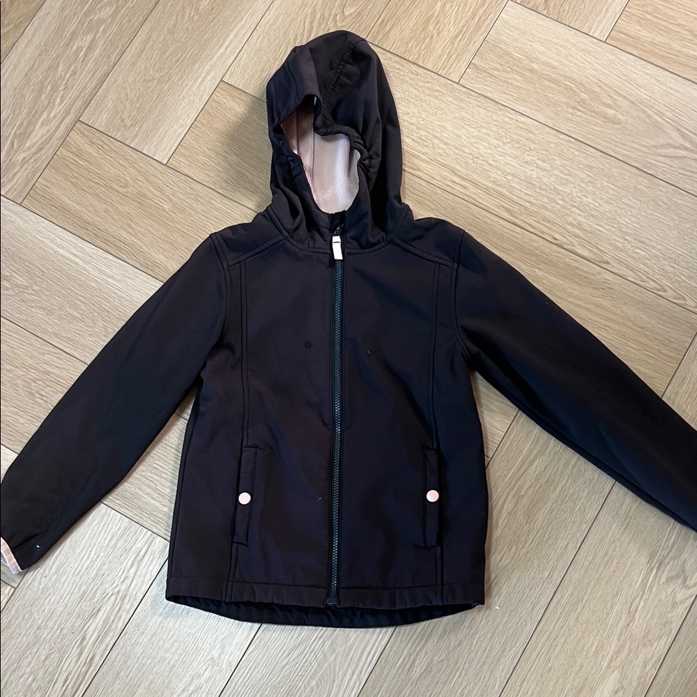 Cat & Jack Black Hooded Raincoat